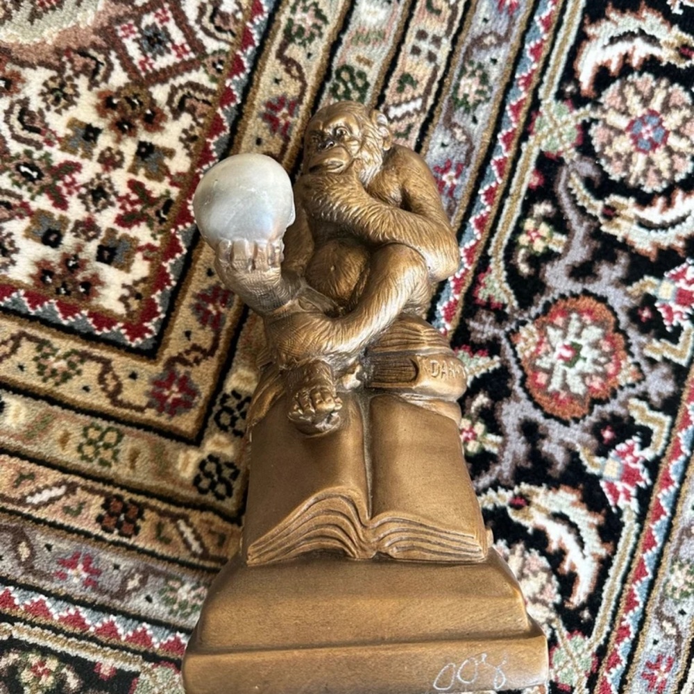 Thinking Ape Statuette